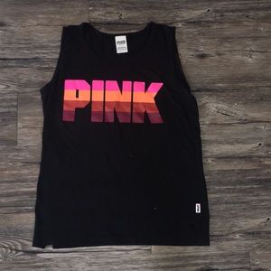 pink tank top